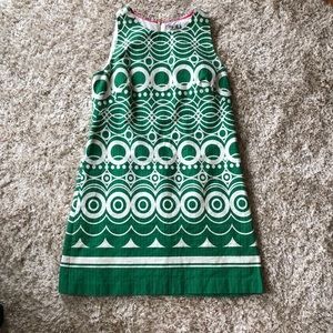 Eliza J Green& White Dress - Size 12